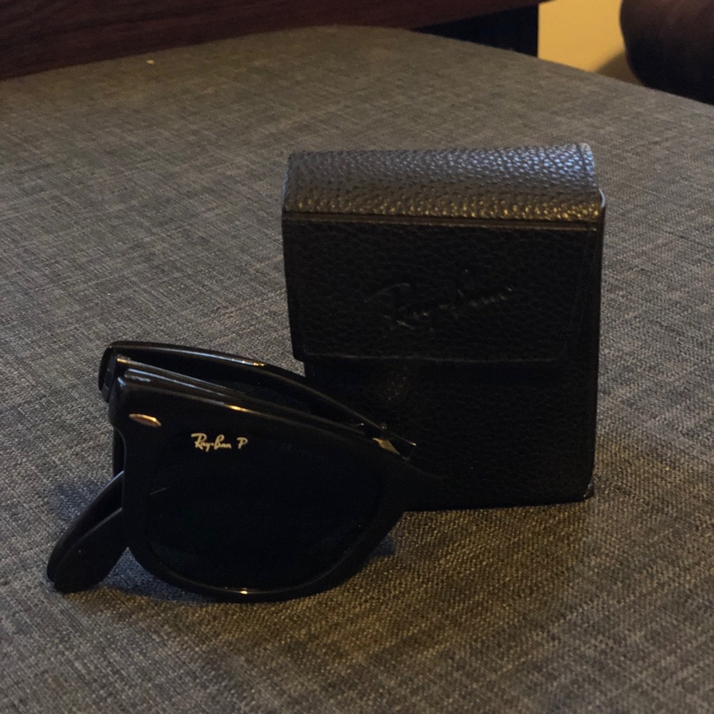 Polarized Folding Ray Bans - Wayfarer
